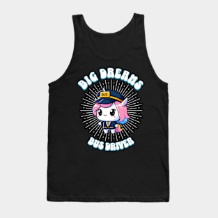 Big Dreams Bus Driver Unicorn Ocean Edition Tank Top